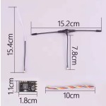 Originale TBS CROSSFIRE NANO PRO SE Antenna 500mW potenza 915/868Mhz Radio RC Drone da corsa